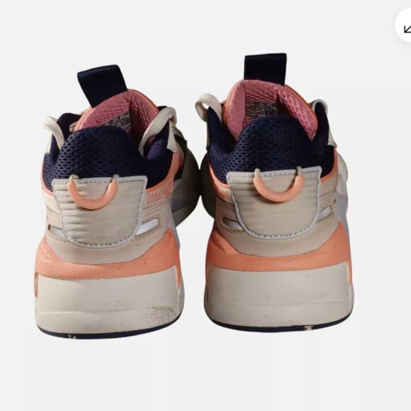 Puma Womens RS X Size 7 Tan Pink Blue Gray Running Shoes Sneakers 372715-10 - Picture 6 of 10